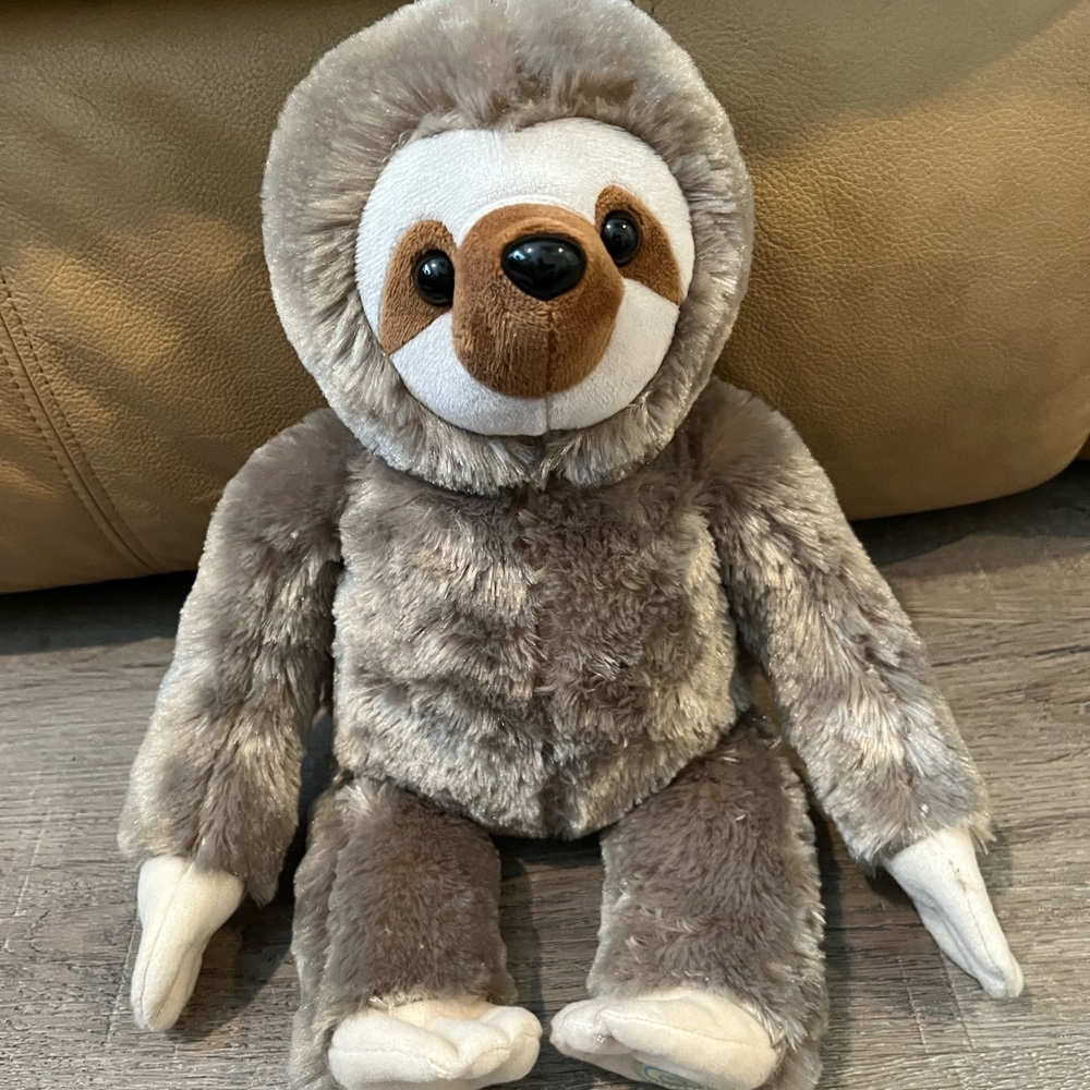 Sloth stuffed animal nursery baby